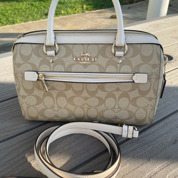 Coach Medium  Rowen Signature Beige bag - Picture 6 of 8